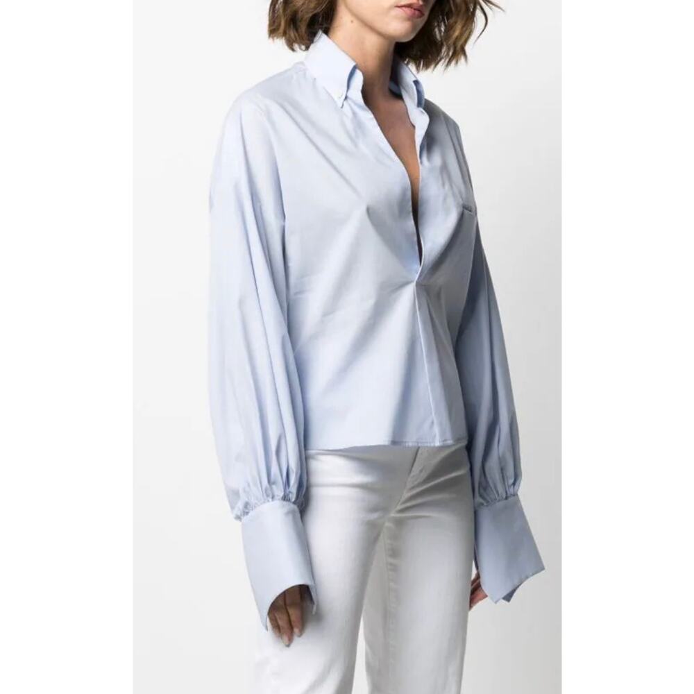 Jejia plunging neck shirt